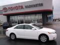 2008 Super White Toyota Camry Hybrid  photo #2