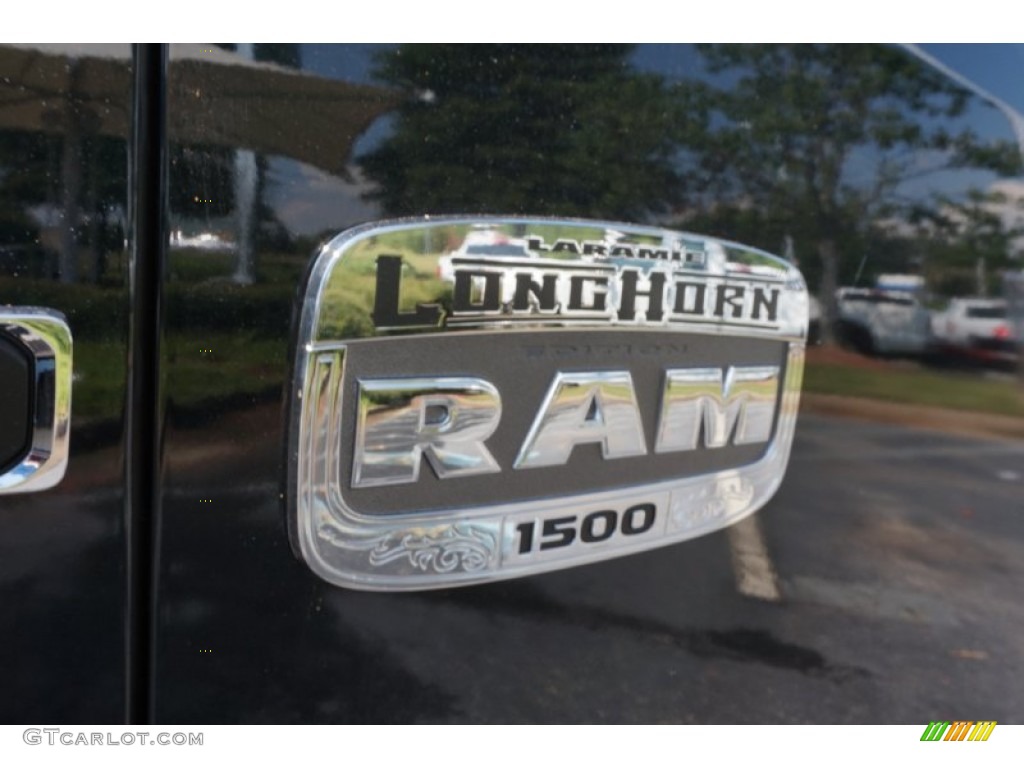 2015 1500 Laramie Long Horn Crew Cab - Black Forest Green Pearl / Canyon Brown/Light Frost photo #6