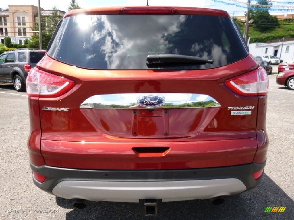 2015 Escape Titanium - Sunset Metallic / Charcoal Black photo #3