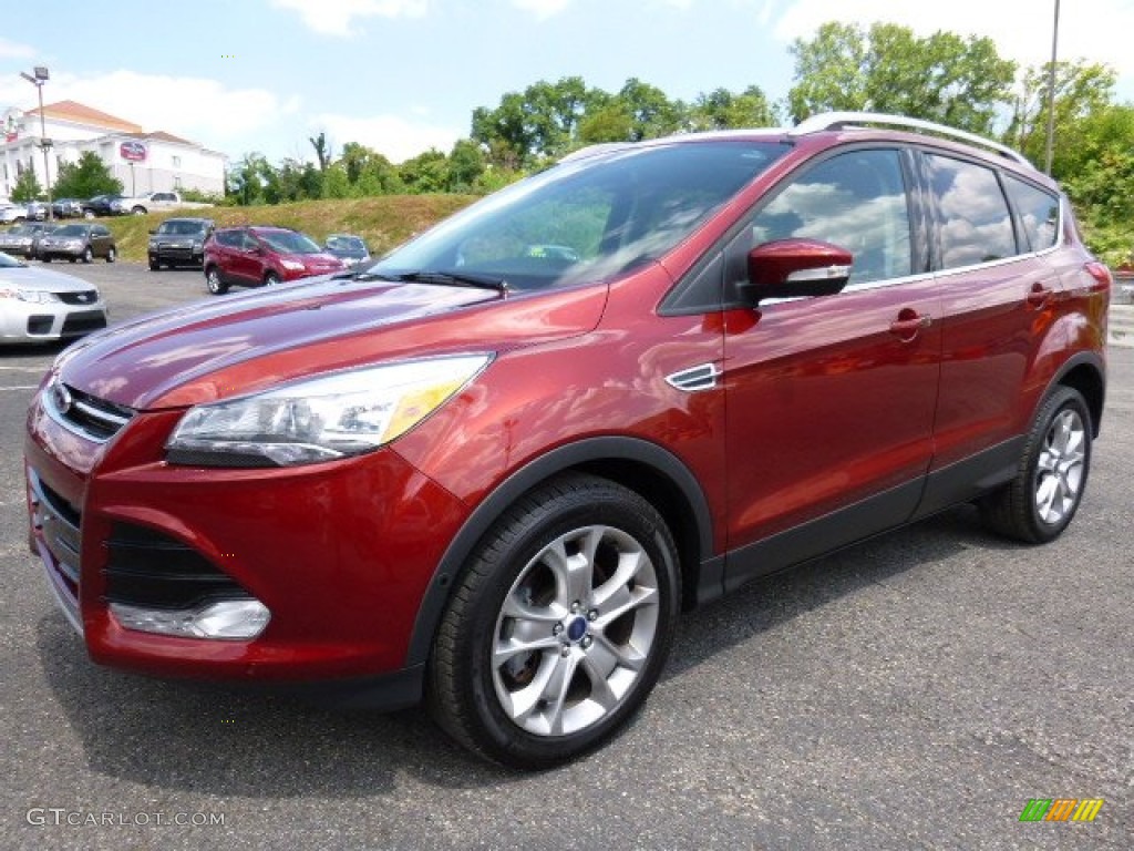 Sunset Metallic 2015 Ford Escape Titanium Exterior Photo #105877440