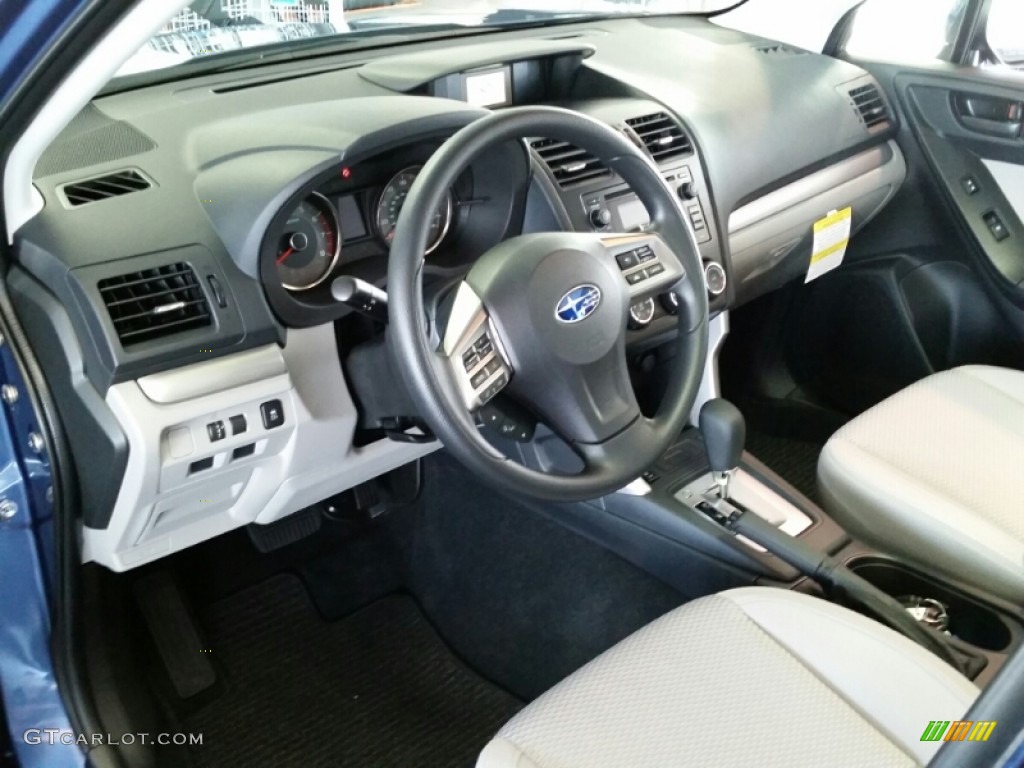 2015 Forester 2.5i Premium - Quartz Blue Pearl / Gray photo #6