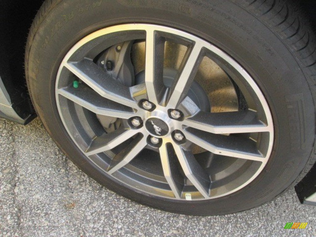 2015 Mustang GT Coupe - Ingot Silver Metallic / Ebony photo #4