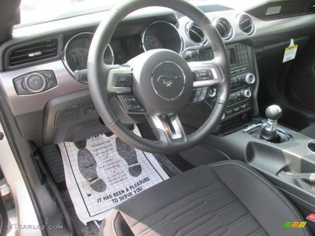 2015 Mustang GT Coupe - Ingot Silver Metallic / Ebony photo #23