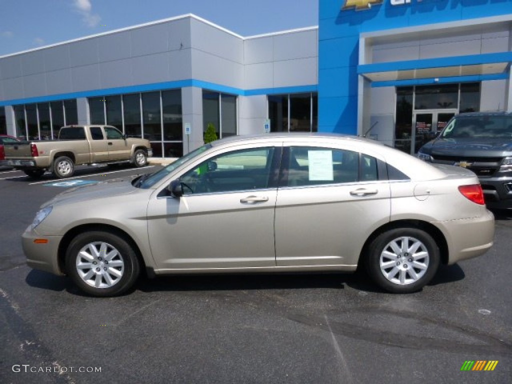 Light Sandstone Metallic 2009 Chrysler Sebring LX Sedan Exterior Photo #105884217