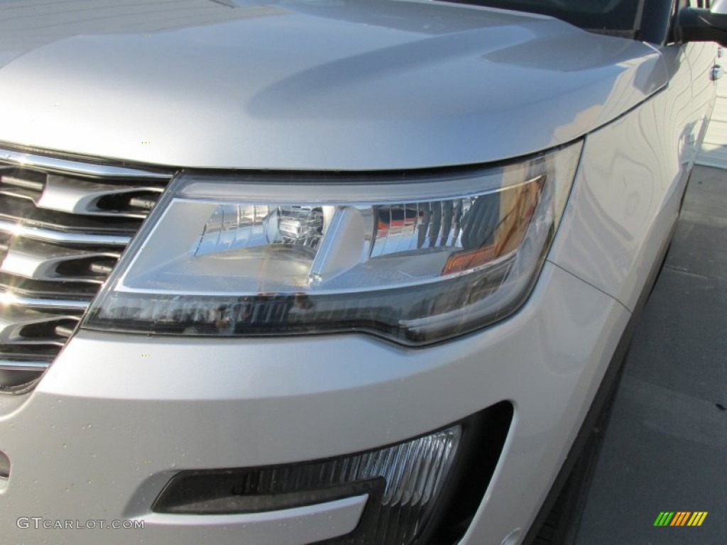 2016 Explorer Limited - Ingot Silver Metallic / Ebony Black photo #9