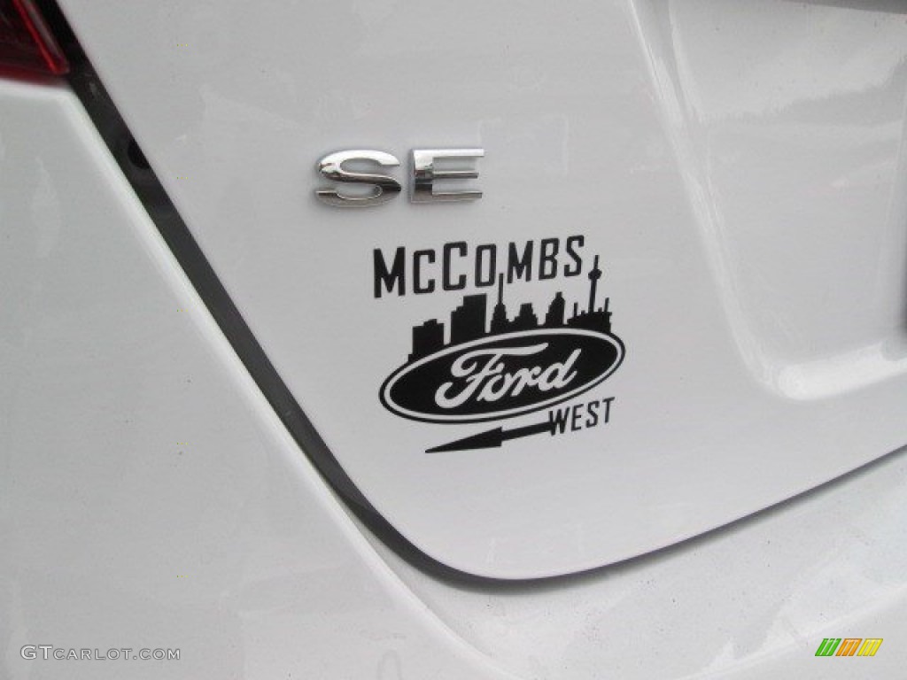 2015 Fiesta SE Hatchback - Oxford White / Charcoal Black photo #10