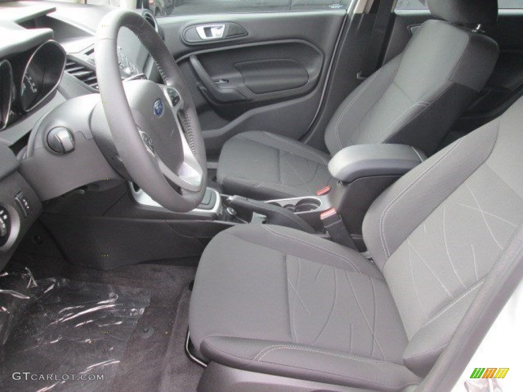 2015 Fiesta SE Hatchback - Oxford White / Charcoal Black photo #30