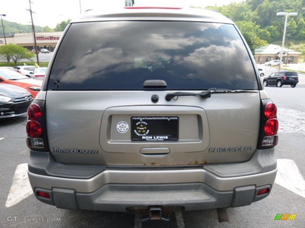 2002 TrailBlazer EXT LT 4x4 - Light Pewter Metallic / Dark Pewter photo #3