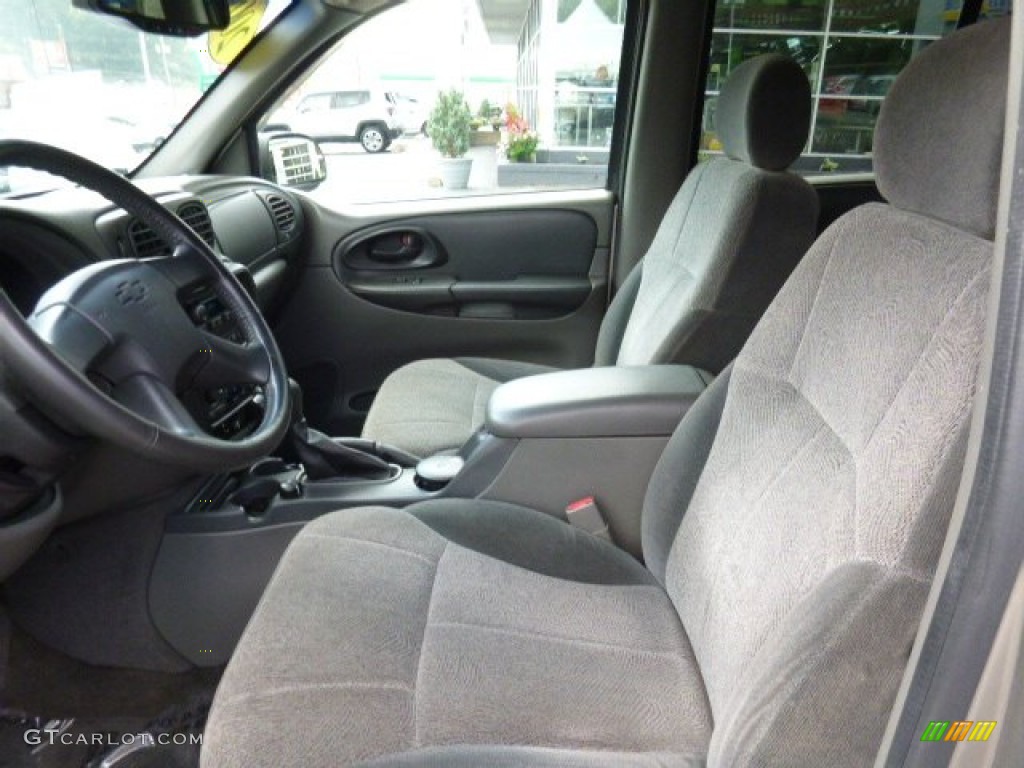 2002 TrailBlazer EXT LT 4x4 - Light Pewter Metallic / Dark Pewter photo #10