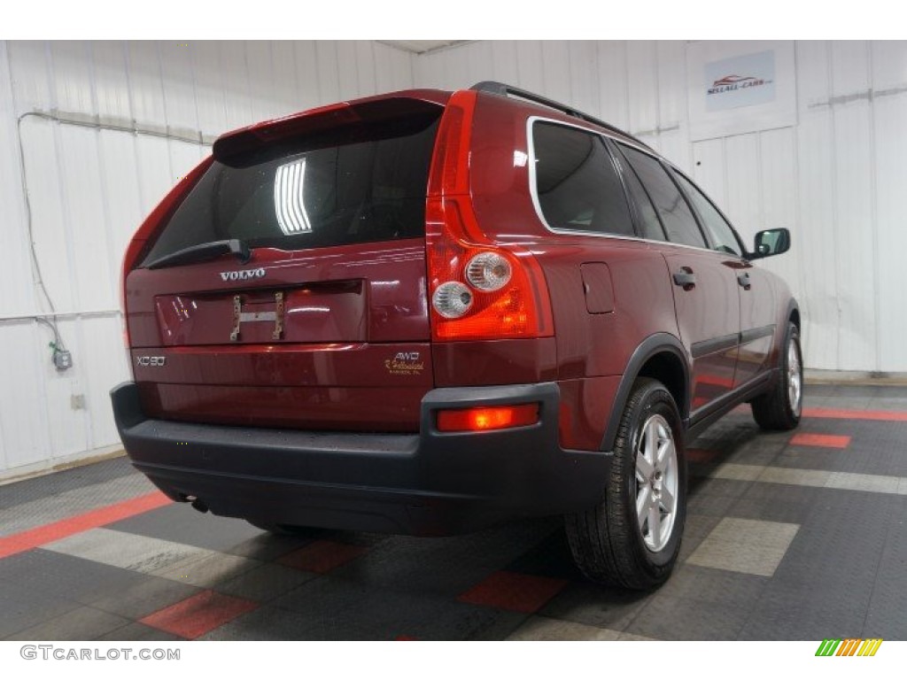 2005 XC90 2.5T AWD - Ruby Red Metallic / Taupe/Light Taupe photo #8