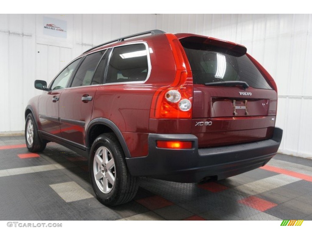 2005 XC90 2.5T AWD - Ruby Red Metallic / Taupe/Light Taupe photo #10