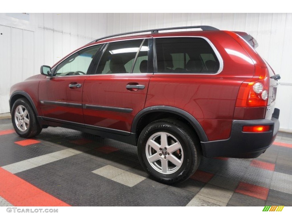 2005 XC90 2.5T AWD - Ruby Red Metallic / Taupe/Light Taupe photo #11