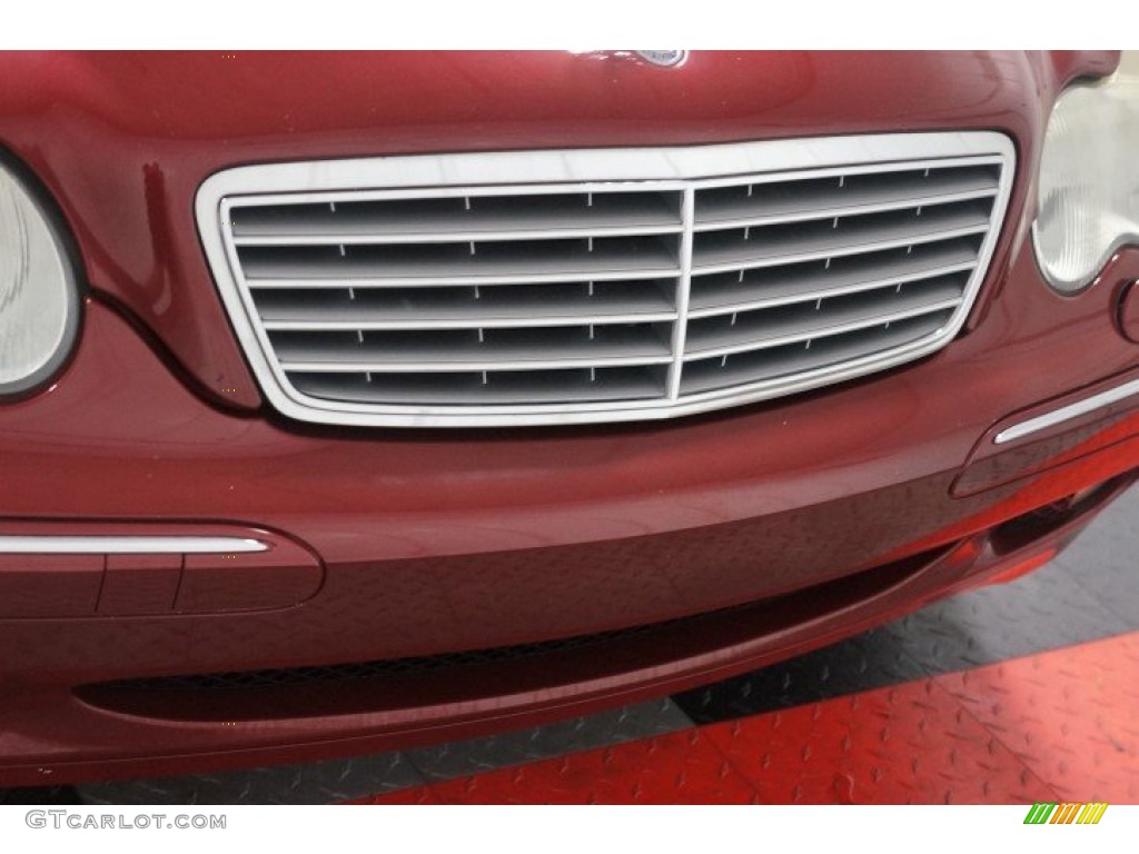 2002 C 240 Sedan - Bordeaux Red Metallic / Ash photo #39