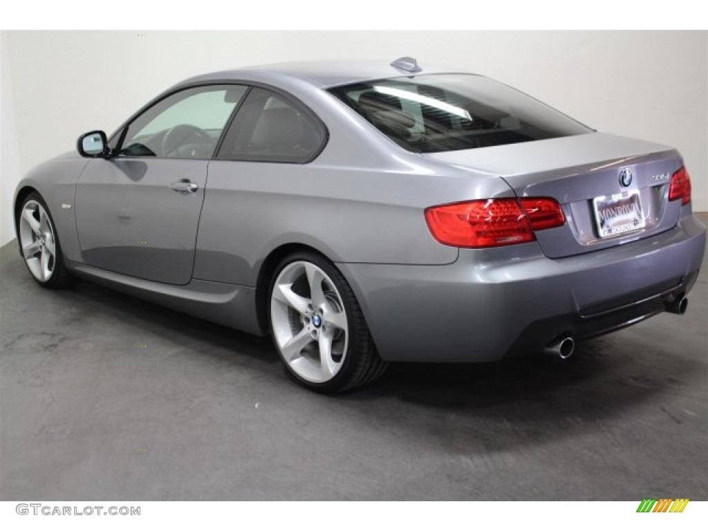 2013 3 Series 335i Coupe - Space Gray Metallic / Cream Beige photo #3