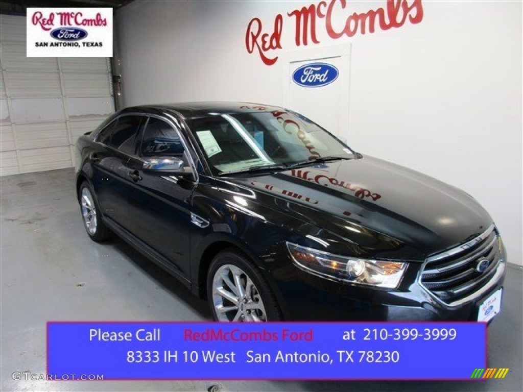 2015 Taurus Limited - Tuxedo Black Metallic / Charcoal Black photo #1