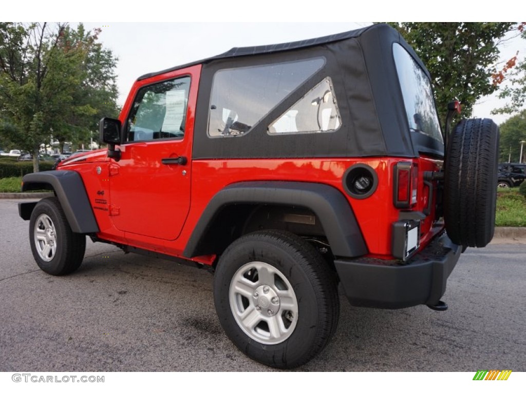2015 Wrangler Sport 4x4 - Firecracker Red / Black photo #2