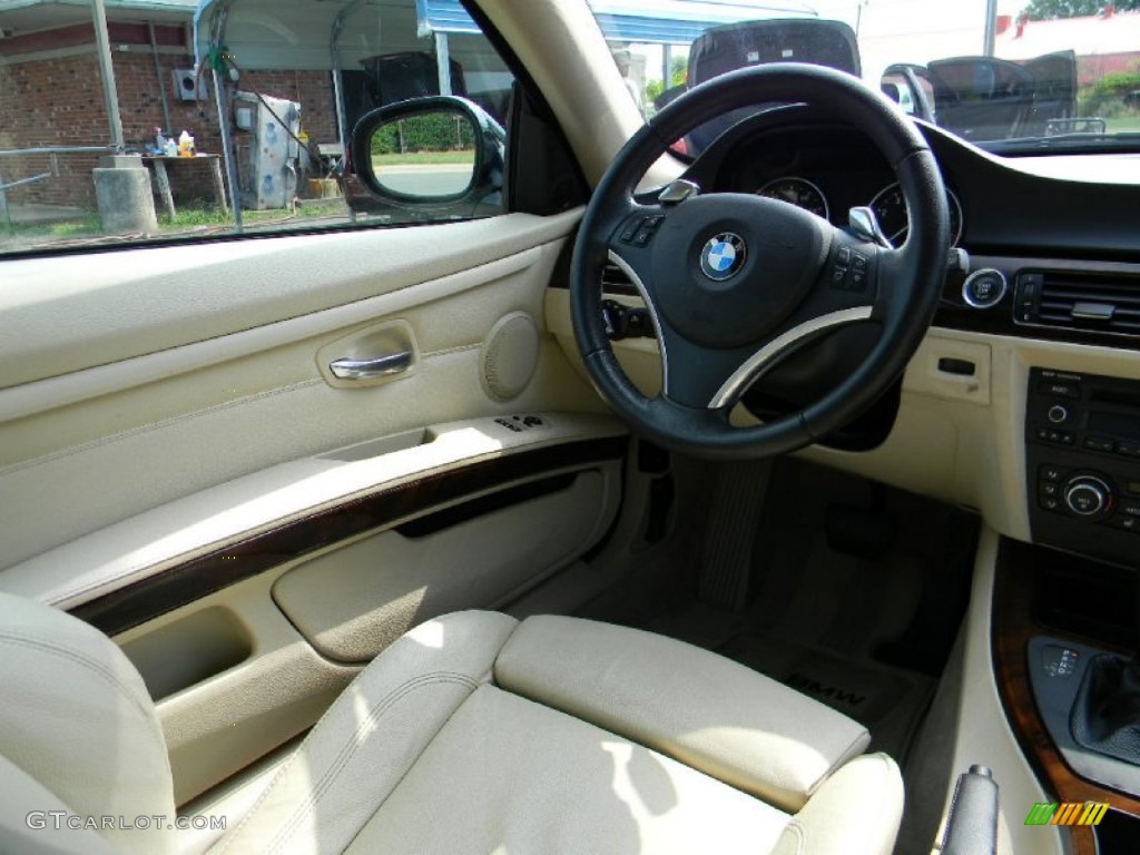 2010 3 Series 328i Coupe - Jet Black / Beige photo #12