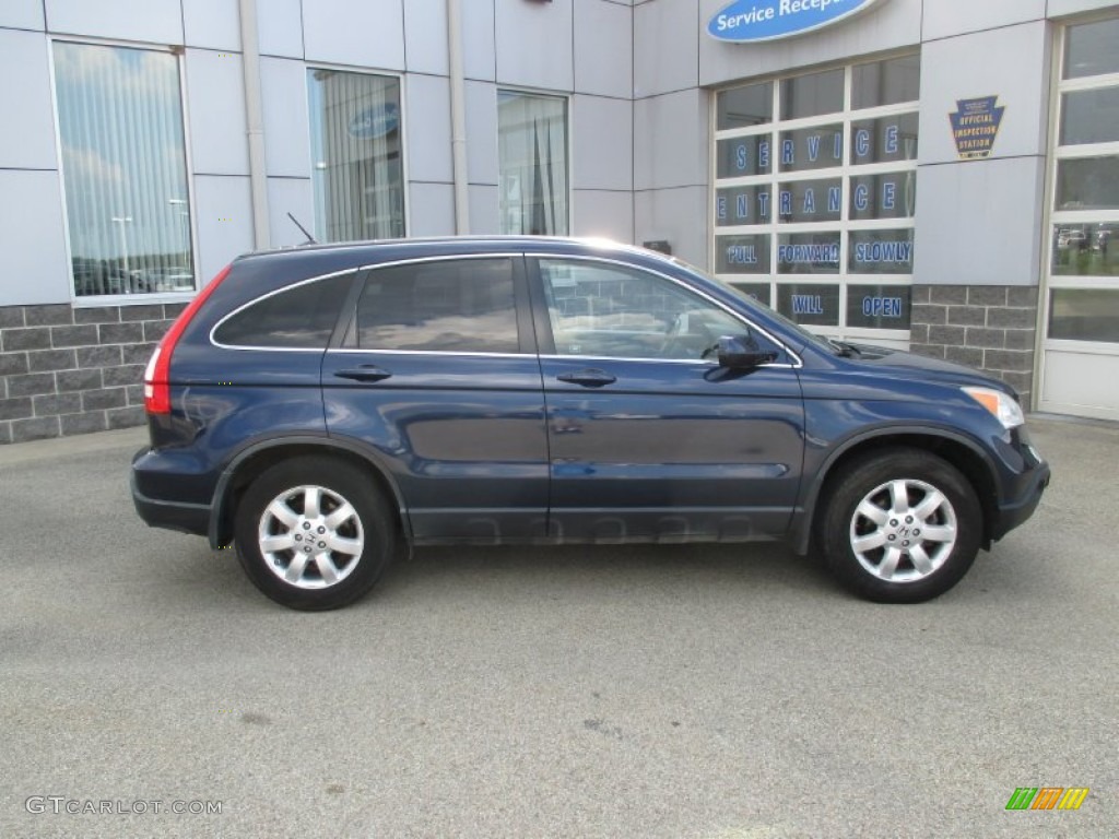 2007 CR-V EX-L 4WD - Royal Blue Pearl / Black photo #2