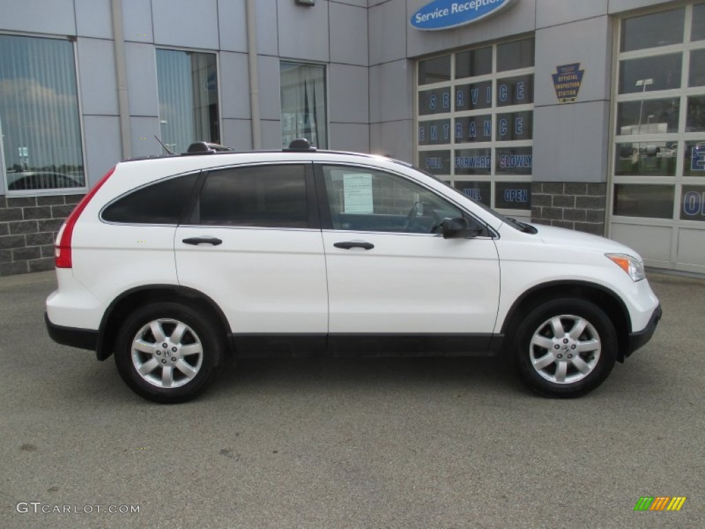 2007 CR-V EX 4WD - Taffeta White / Black photo #2