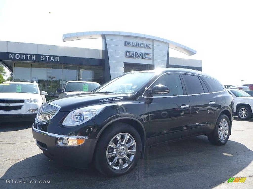 2011 Enclave CXL AWD - Carbon Black Metallic / Cashmere/Cocoa photo #1
