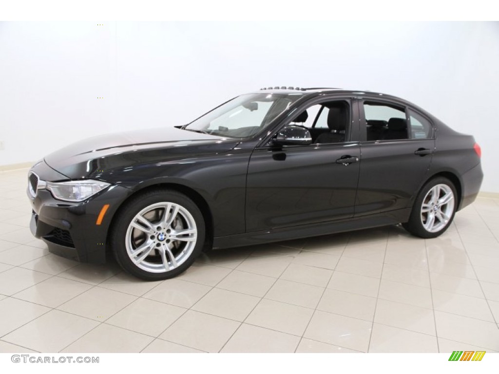2013 3 Series 335i xDrive Sedan - Black Sapphire Metallic / Black photo #3