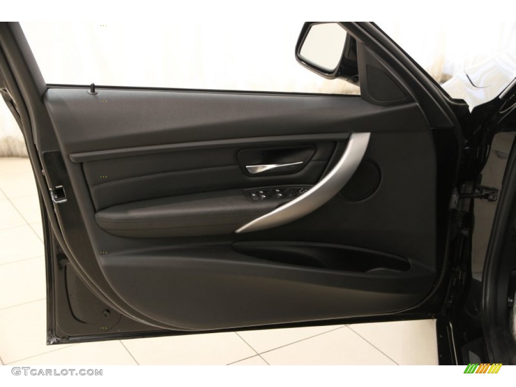 2013 3 Series 335i xDrive Sedan - Black Sapphire Metallic / Black photo #4