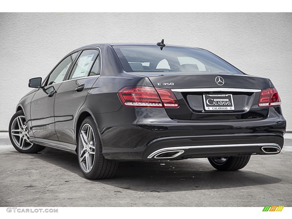 2016 E 350 Sedan - Black / Black photo #3