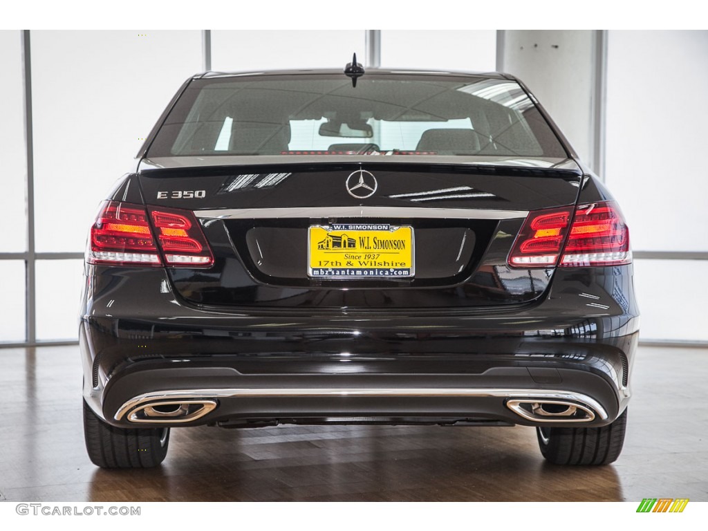 2016 E 350 Sedan - Black / Black photo #4