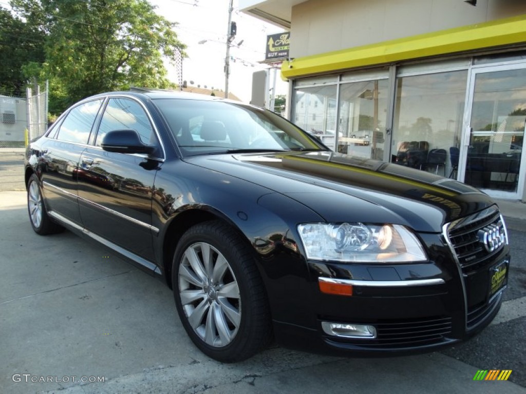 2008 A8 L 4.2 quattro - Brilliant Black / Amaretto photo #3