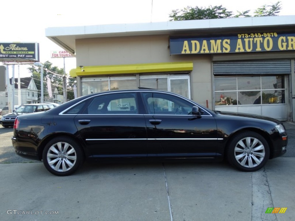 2008 A8 L 4.2 quattro - Brilliant Black / Amaretto photo #4