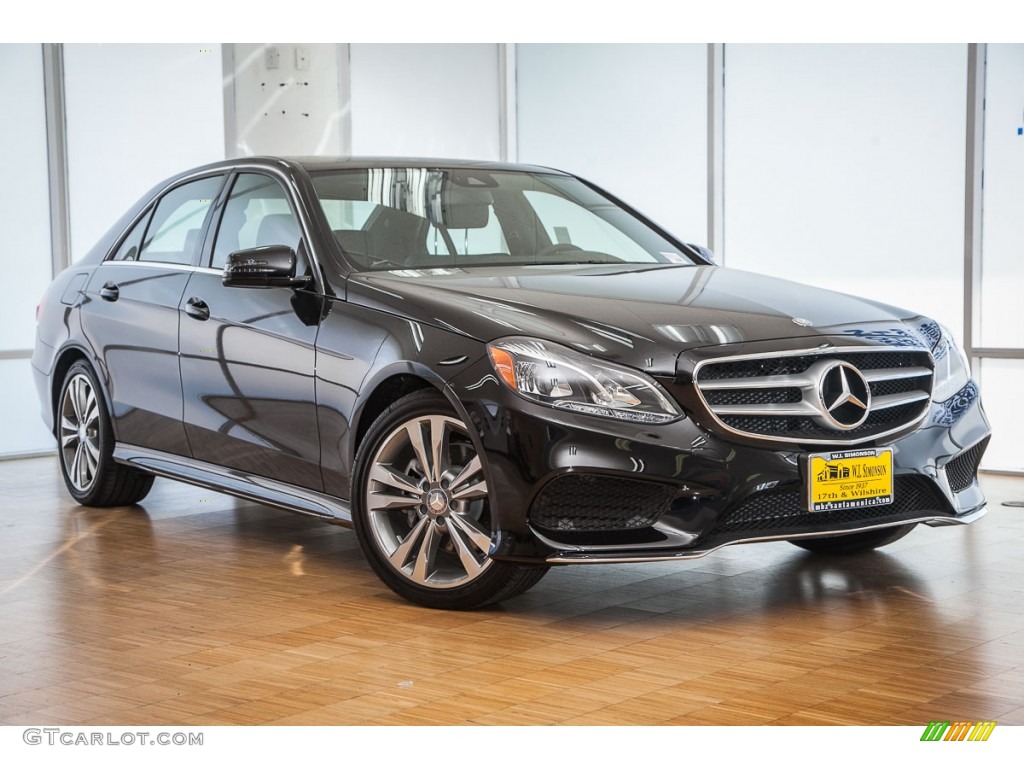 2016 E 350 Sedan - Black / Black photo #12