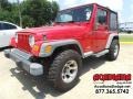 2004 Flame Red Jeep Wrangler SE 4x4  photo #1