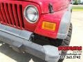 2004 Flame Red Jeep Wrangler SE 4x4  photo #2