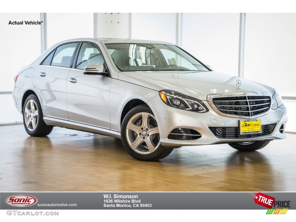 2016 E 250 Bluetec Sedan - Iridium Silver Metallic / Crystal Grey/Seashell Grey photo #1