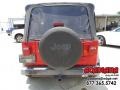 2004 Flame Red Jeep Wrangler SE 4x4  photo #6