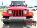 2004 Flame Red Jeep Wrangler SE 4x4  photo #12