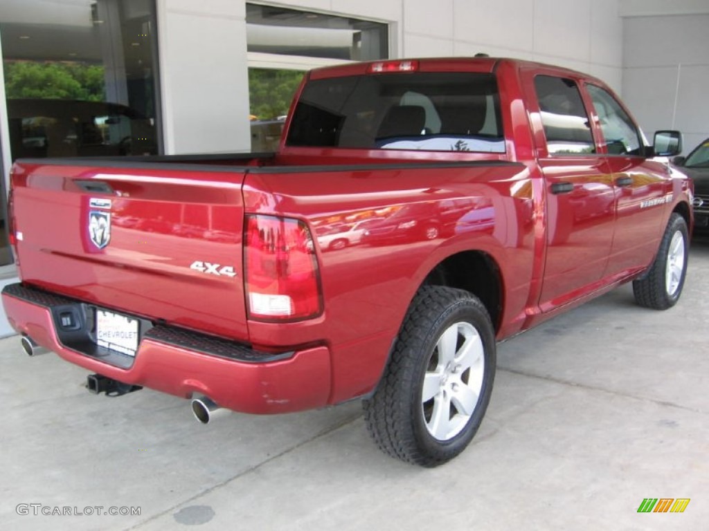 2012 Ram 1500 ST Crew Cab 4x4 - Deep Cherry Red Crystal Pearl / Dark Slate Gray/Medium Graystone photo #17