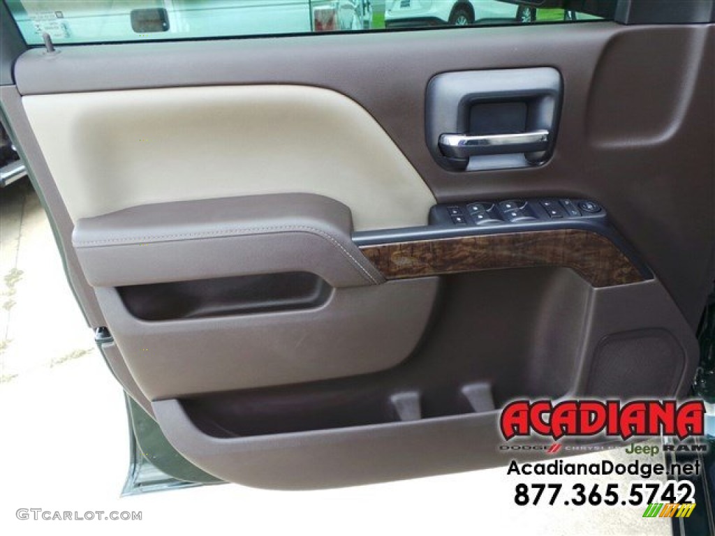 2014 Silverado 1500 LT Crew Cab - Rainforest Green Metallic / Cocoa/Dune photo #17
