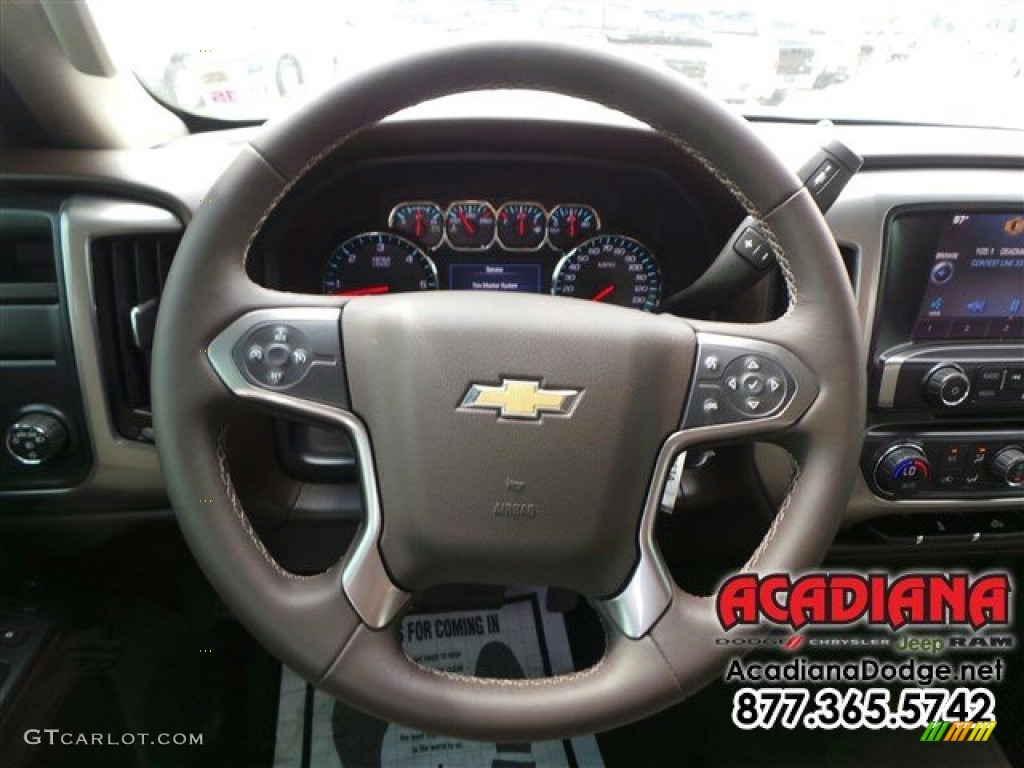2014 Silverado 1500 LT Crew Cab - Rainforest Green Metallic / Cocoa/Dune photo #19