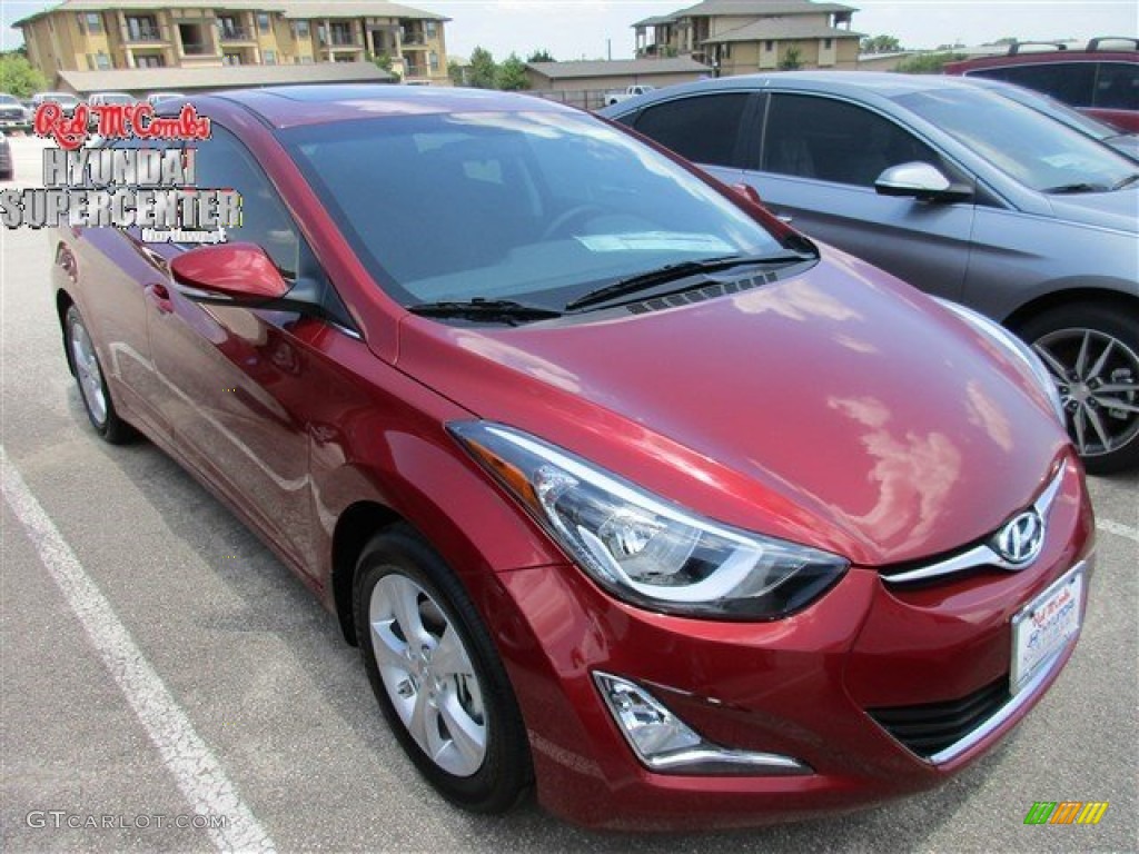 2016 Elantra Value Edition - Red / Black photo #1