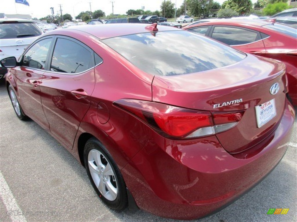 2016 Elantra Value Edition - Red / Black photo #3