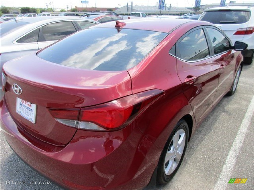 2016 Elantra Value Edition - Red / Black photo #5