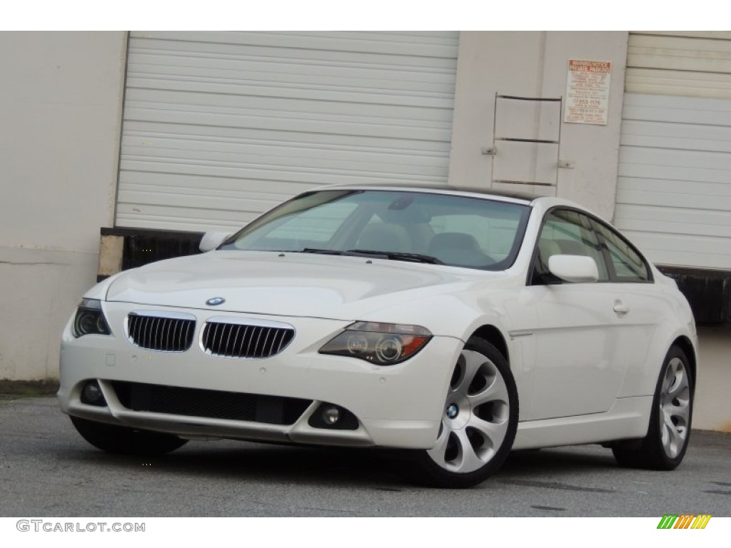 2007 6 Series 650i Coupe - Alpine White / Cream Beige photo #1