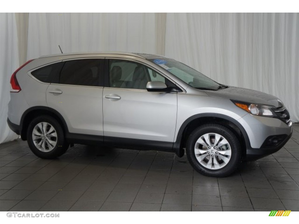 2012 CR-V EX-L - Alabaster Silver Metallic / Gray photo #5