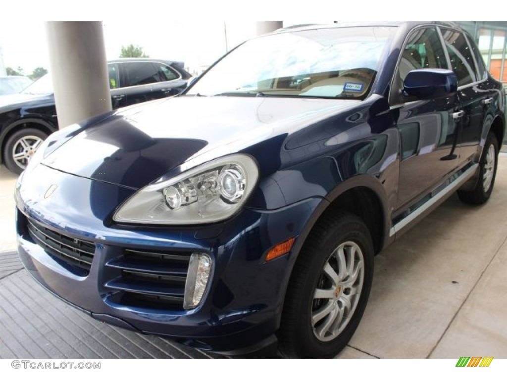 2008 Cayenne Tiptronic - Marine Blue Metallic / Havanna/Sand Beige photo #3