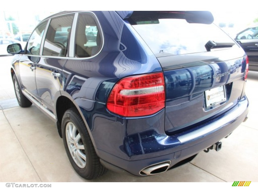 2008 Cayenne Tiptronic - Marine Blue Metallic / Havanna/Sand Beige photo #7