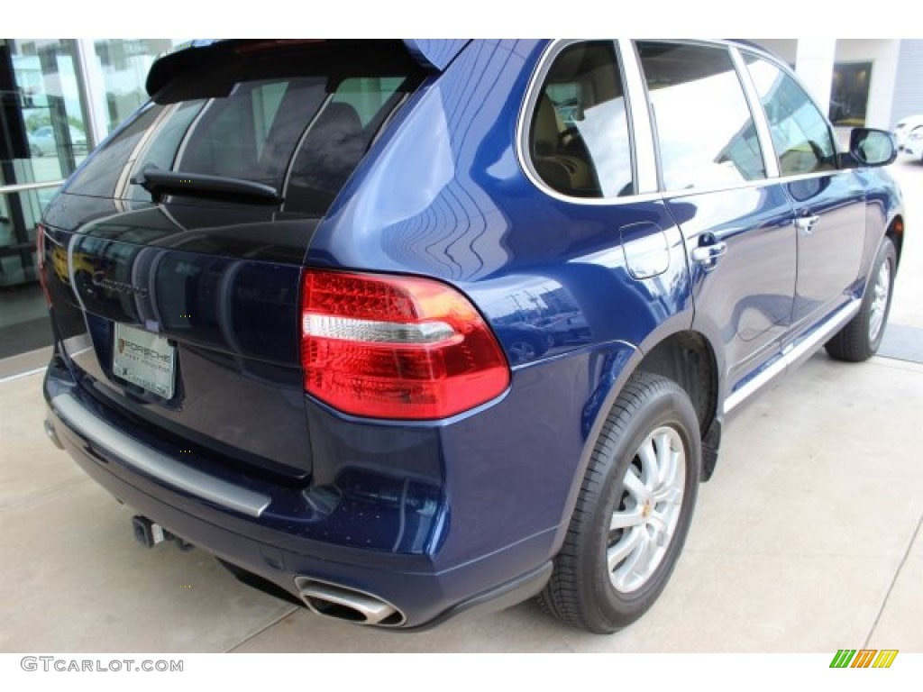 2008 Cayenne Tiptronic - Marine Blue Metallic / Havanna/Sand Beige photo #9