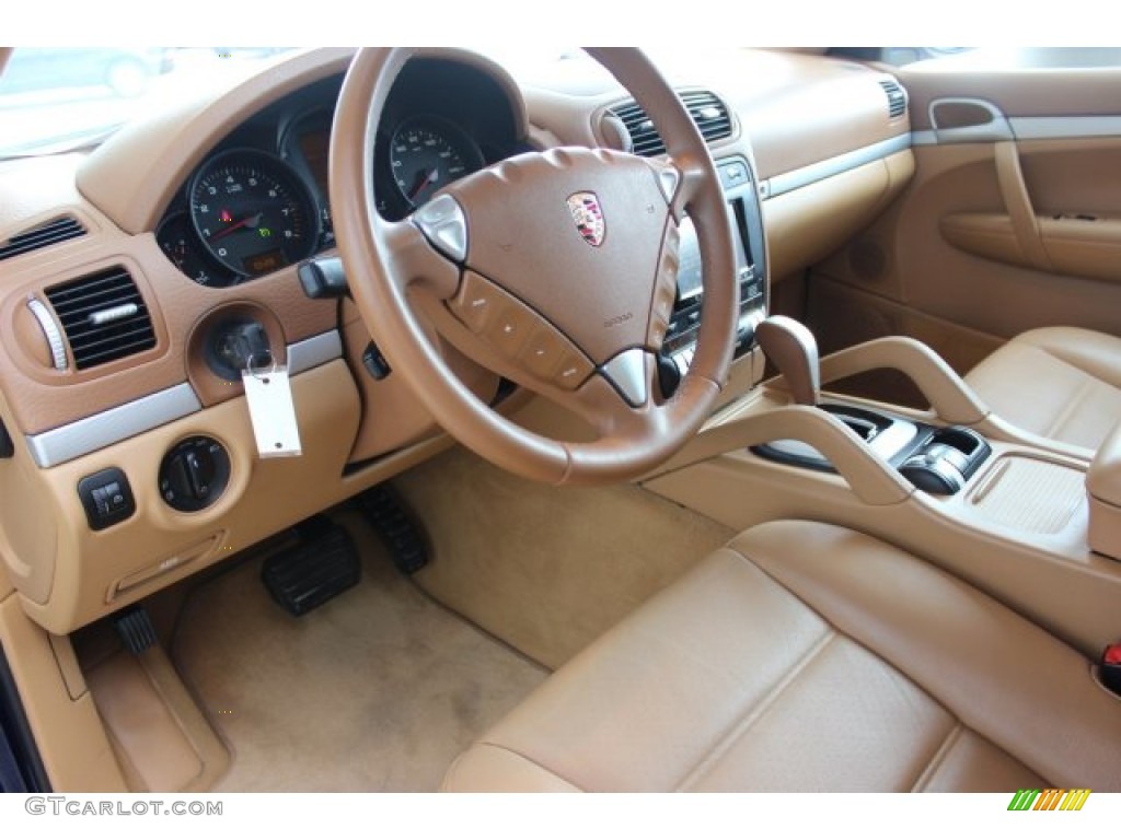 2008 Cayenne Tiptronic - Marine Blue Metallic / Havanna/Sand Beige photo #16