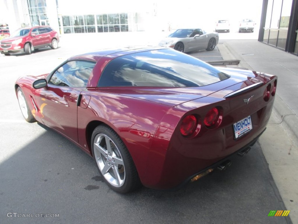 2006 Corvette Coupe - Monterey Red Metallic / Cashmere Beige photo #4