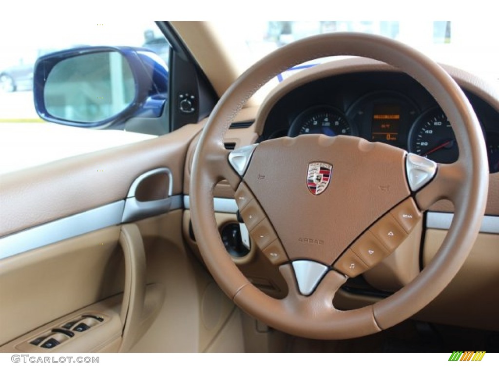 2008 Cayenne Tiptronic - Marine Blue Metallic / Havanna/Sand Beige photo #36